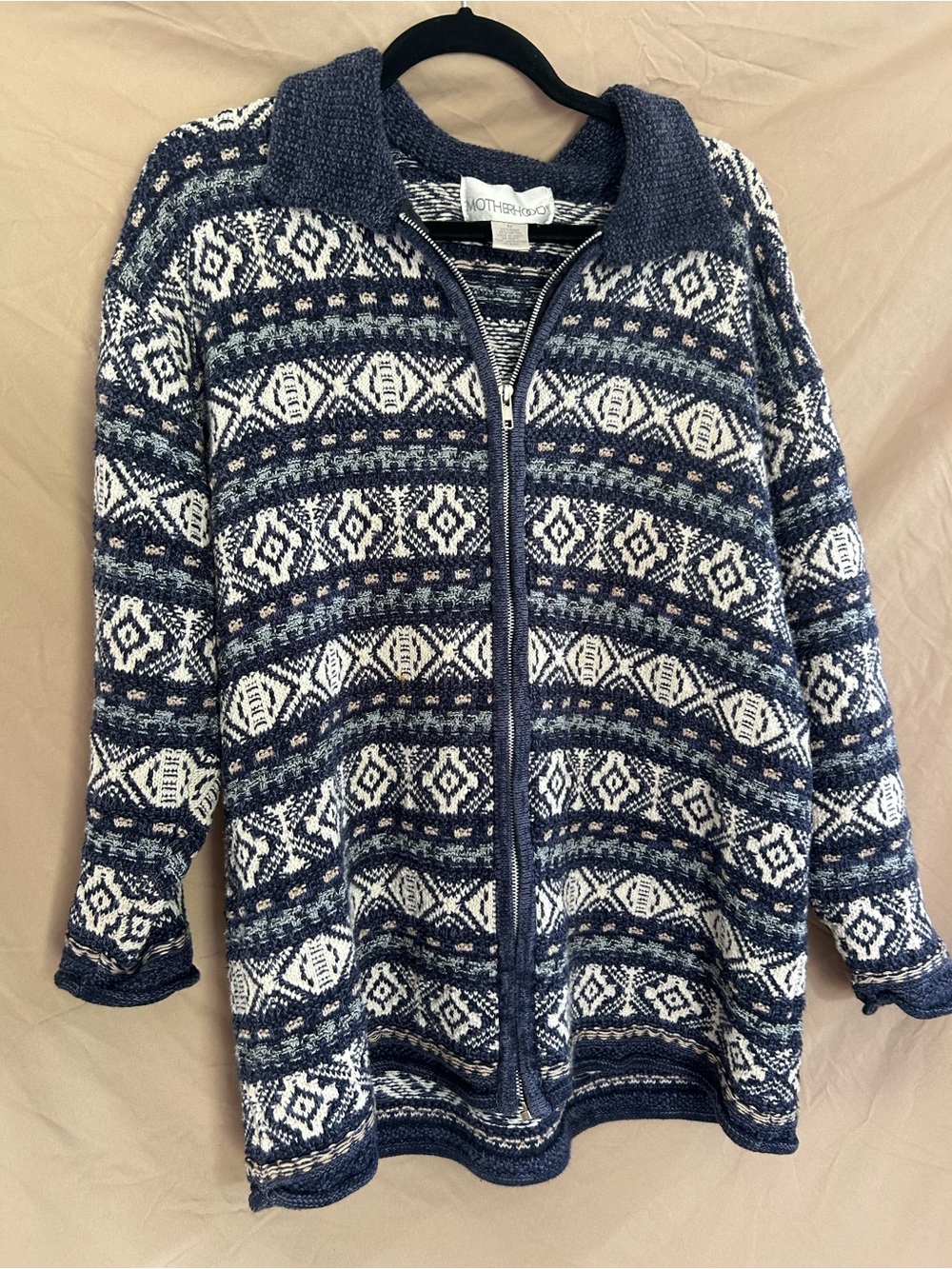 Vintage zip up sweater